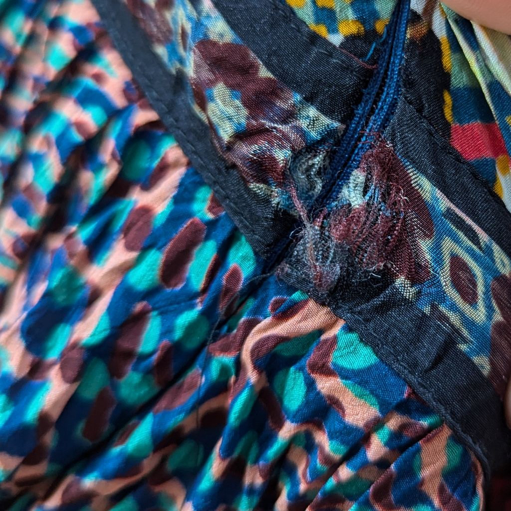 Anthropologie x Bhanuni by Jyoti Ronika Babydoll Blouse Tunic - Small - Flawed - Picture 12 of 13